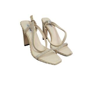 Cape Robbin Nude Studded Bling Heels - Size 8 - New in Box